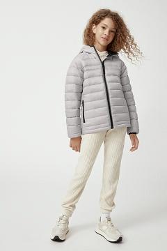 Chamarras Canada Goose Niños México - Sherwood Chaqueta De Plumas Grises Claro QG1706248